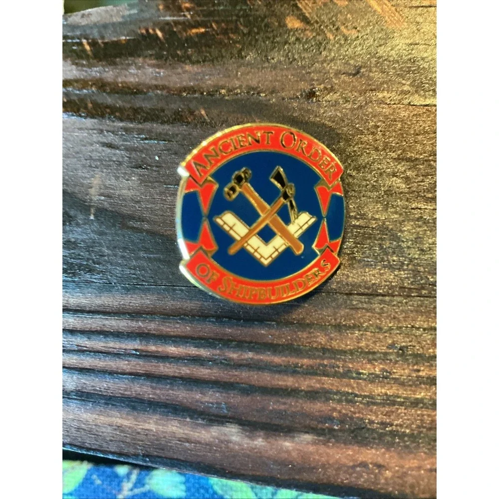 Vintage‎ Ancient Order Of Shipbuilders Enamel 1